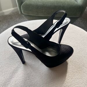 Stuart Weitzman Slingback Platform Heels